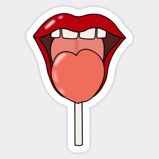 Lollipop, Lips, Love Sticker